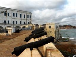 Cape Coast castle in Ghana